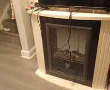 fire place works perfectly