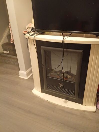 fire place works perfectly