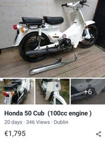 Honda 50 cub , 100 cc