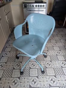 Metal ikea office chair