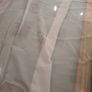 2 Cream Voile Curtain Panels Image 4