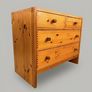Swedish Vintage Solid Pine Chest of Drawers Image 5