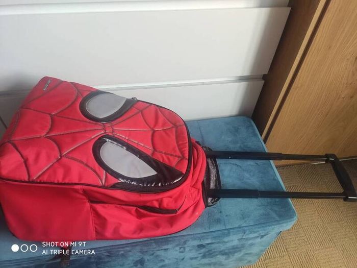 Spiderman trolley backpack