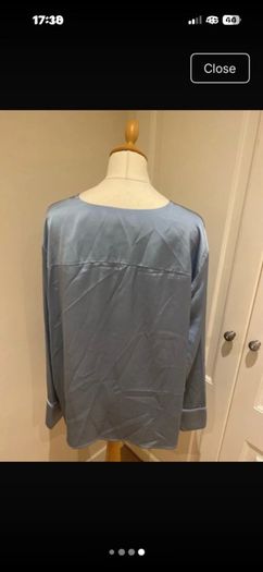 Paul Costello dressy blue top size 20 - NWOT