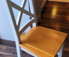 4 solid wood kitchen chairs