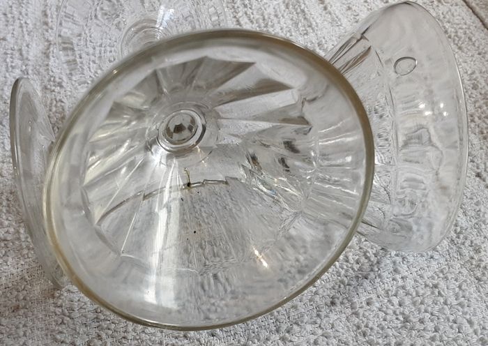 two vintage glasses