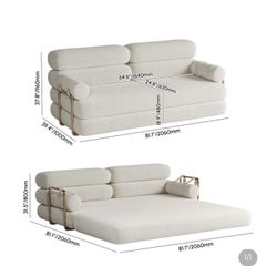 3 seater convertible sofa bed - new in the box!