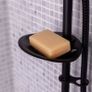 Slide Rail Shower Kit Matt Black Image 4