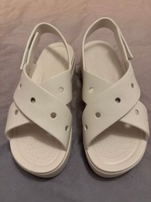 Crocs LiteRide platform sandals - cream
