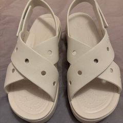 Crocs LiteRide platform sandals - cream