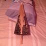 japanese style wooden umbrella Image 6