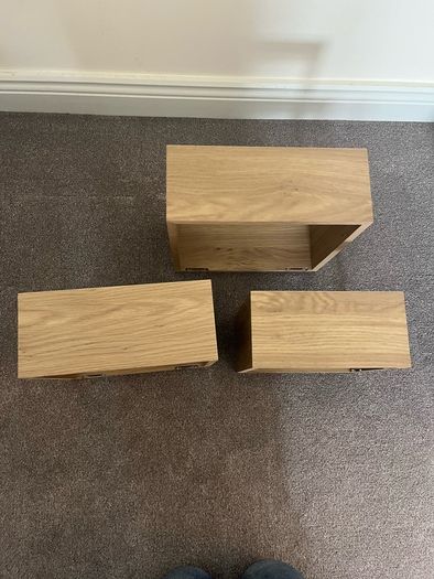 Trio of shelves