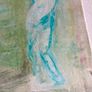 Original Painting Biophilic Palette Painting of gardrn Roman statue Quiet Luxury Aesthetic Image 10