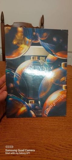 Guinness old vintage show card ,with old advertising,,good condition see pictures for condition,buyer collects or pays postage thank you,,take as is,  hard to come by,collectors item,only going up in value,