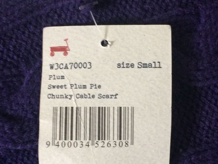 BRAND NEW Charlie and me Kids Scarf (Purple)