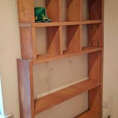 Sturdy bookcase, light wardrobe and kids desks - Free