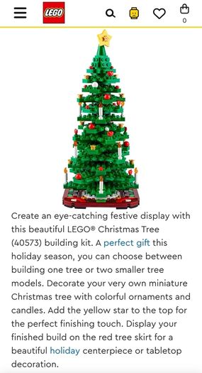 lego Christmas tree