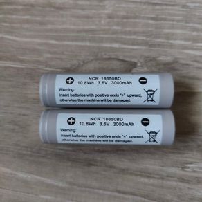 NCR 18650BD 10.8Wh 3.6V 3000mAh Rechargeable Batteries