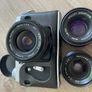 zenit-E camera with vivitar 28mm 2.8  and 2xLens Image 9