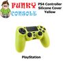 PlayStation 4 PS4 Controller Soft Protective Silicone Rubber Cover Case Yellow Image 2