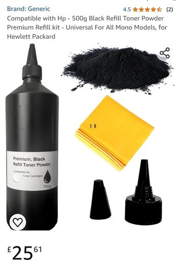 Black Refill Toner