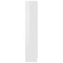 Book Cabinet High Gloss White 82.5x30.5x150 cm Chipboard Image 7