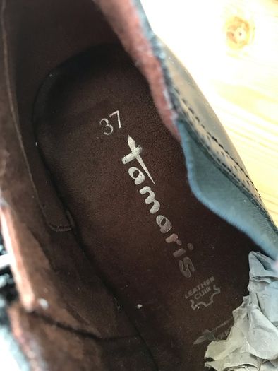 Tamaris leather shoes, uk 4/ eu37