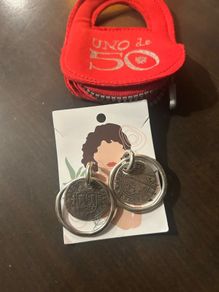 UNO de 50 Roman Coin Earrings , stunning.