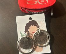 UNO de 50 Roman Coin Earrings , stunning.
