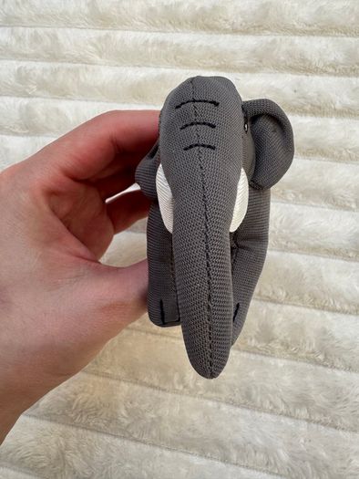 McDonalds Happy Meal African Elephant Figure 2008 soft approx. 8 cm. Used Please see photos