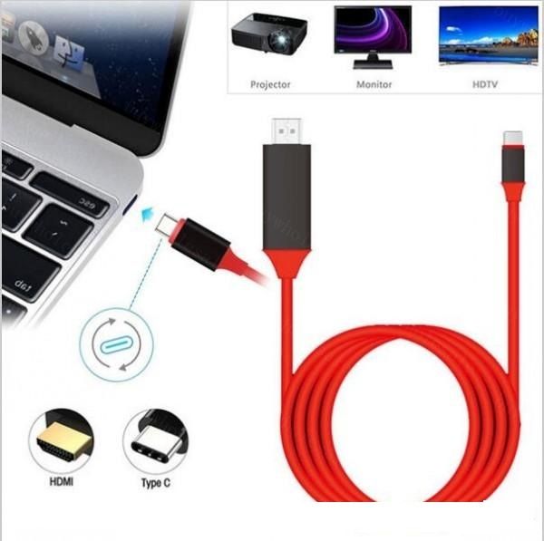 2M Lightning Connector To AV HDMI/HDTV TV AdapterCable For iPhone X,8,7,6S,6Plus