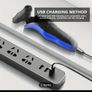 4 In 1 Mens Electric Shaver Razor Wet Dry Usb Charging Rotary Cordless Rotary Shaver Grooming Kit Image 2
