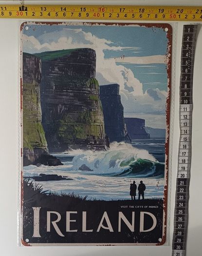 Ireland Tin Metal sign