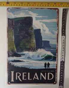 Ireland Tin Metal sign