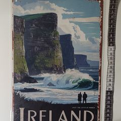 Ireland Tin Metal sign