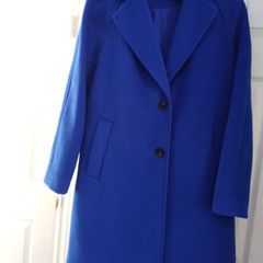 New Heavy M&S Royal Blue coat Size 18