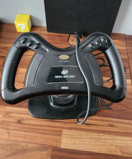 Sega Rally Sega Saturn + Sega Saturn - Arcade Racer Steering Wheel