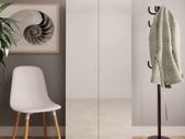 Shoe Cabinet High Gloss White 80x35.5x180 cm Chipboard
