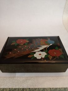 Vintage Lacquered Jewellery Box