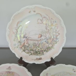 Royal Doulton Plate From The Wind  In The  Willow