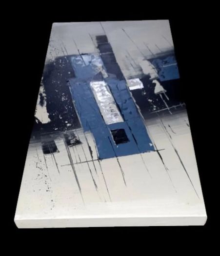 Ex-Harrods Modern Abstract Canvas Painting