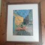 FRAMED PRINT Overstock Art Cafe Terrace At Night By Vincent Van Gogh Image 7