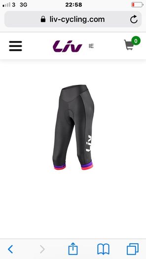 Women's Liv race day cycle 3/4 tights