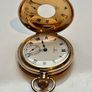 Vintage Omega Half Hunter Gold Filled Pocket Watch Image 10