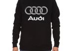 Audi Logo Printed In Carbon Fiber Sweatshirt Jumper Audi Jumper Sweatshirt