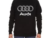 Audi Logo Printed In Carbon Fiber Sweatshirt Jumper Audi Jumper Sweatshirt