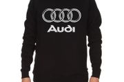Audi Logo Printed In Carbon Fiber Sweatshirt Jumper Audi Jumper Sweatshirt