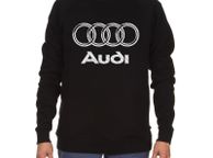 main image for ad Audi Logo Printed In Carbon Fiber Sweatshirt Jumper Audi Jumper Sweatshirt