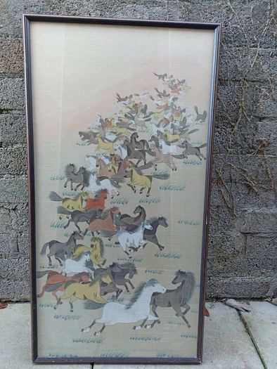 Vintage Framed Horses