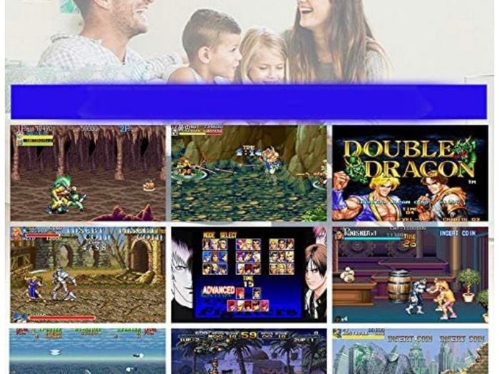 620 RETRO games build in 1 Console, Video Games